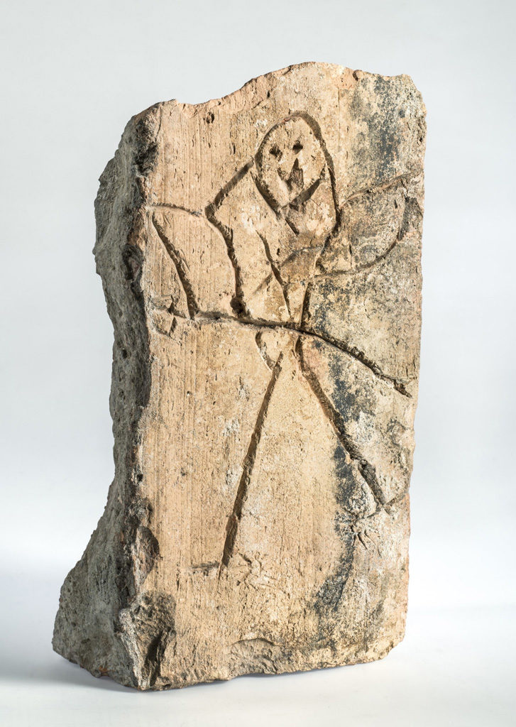 Stein mit Ritzzeichnung, Foto: Friedhelm Hoffmann